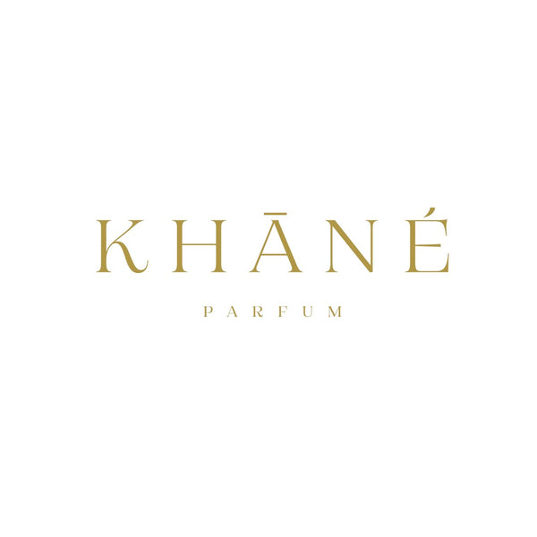 KHANE company logo in gold lettering